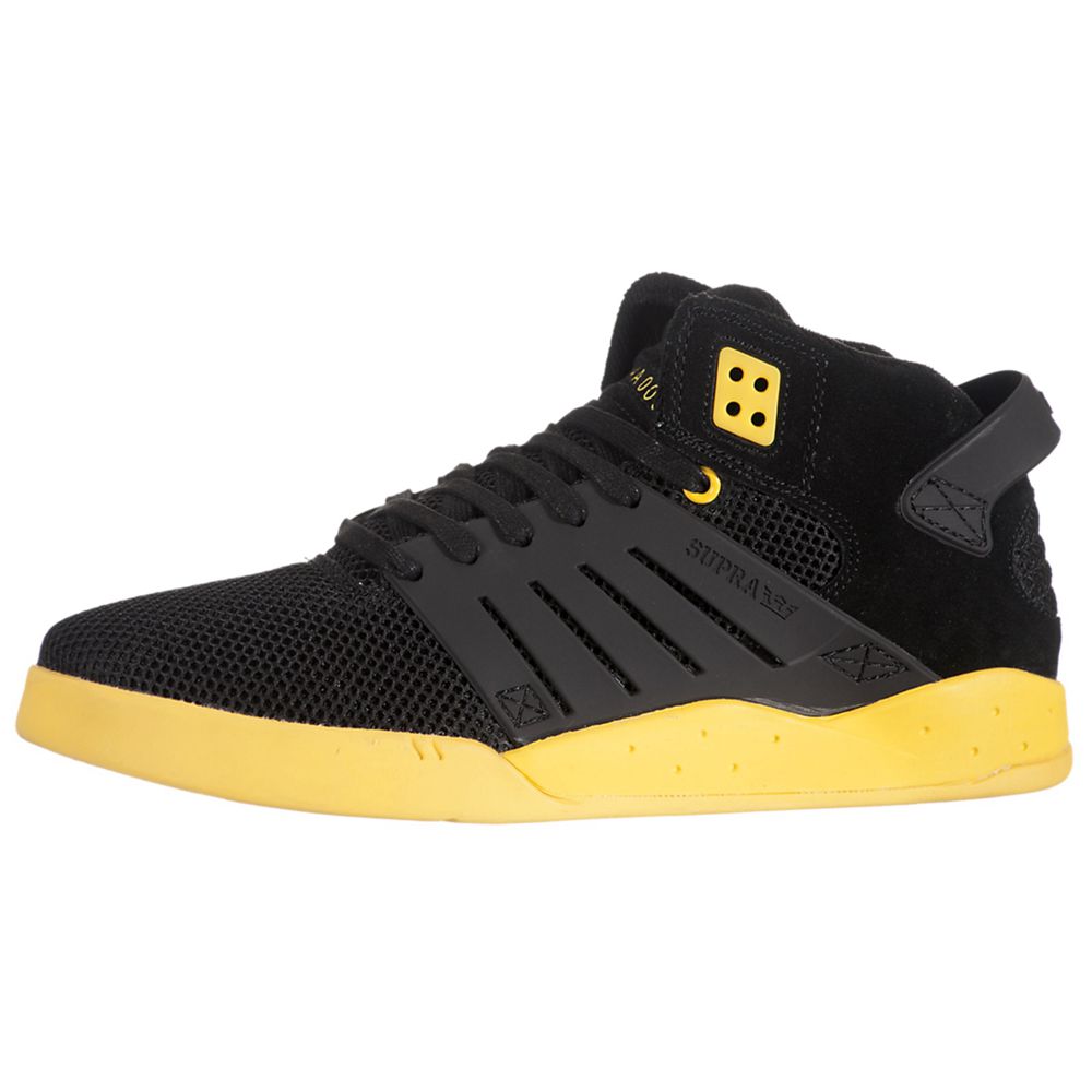 Chaussures de Skate Supra SkyTop III Noir Black Mesh Homme | KYU-59682077